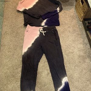 Sundry sweatsuit tie dye size 1